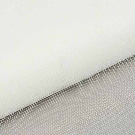 Фатин 60Д жесткий, nr.10 светло молочный