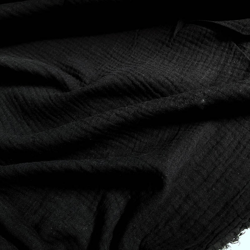 Муслин 100% хлопок, 1.7м, черный Muslin170