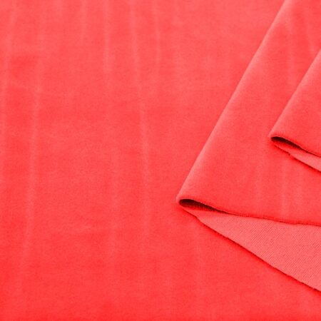 Трикотаж Велюр 180-200-30, 1.8 м, nr.25 красный