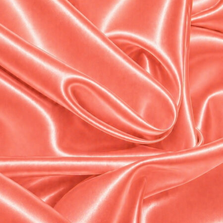 Атлас тонкий 8001, 1.5 м, nr.83 коралловый