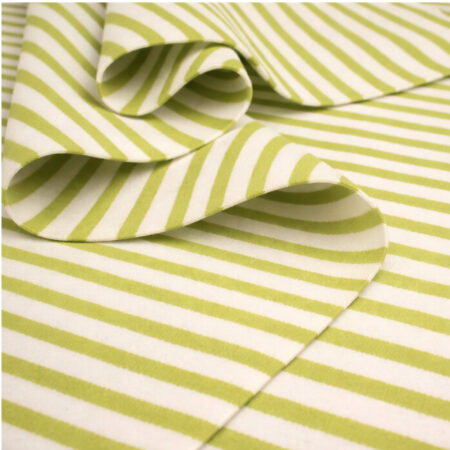 Трикотаж Фланель полоска DR 280, 1.85 м, nr.21 салатовый