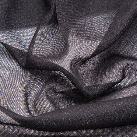 Клеевая трикотажная стрейч 1.5м art.730/1Д черный